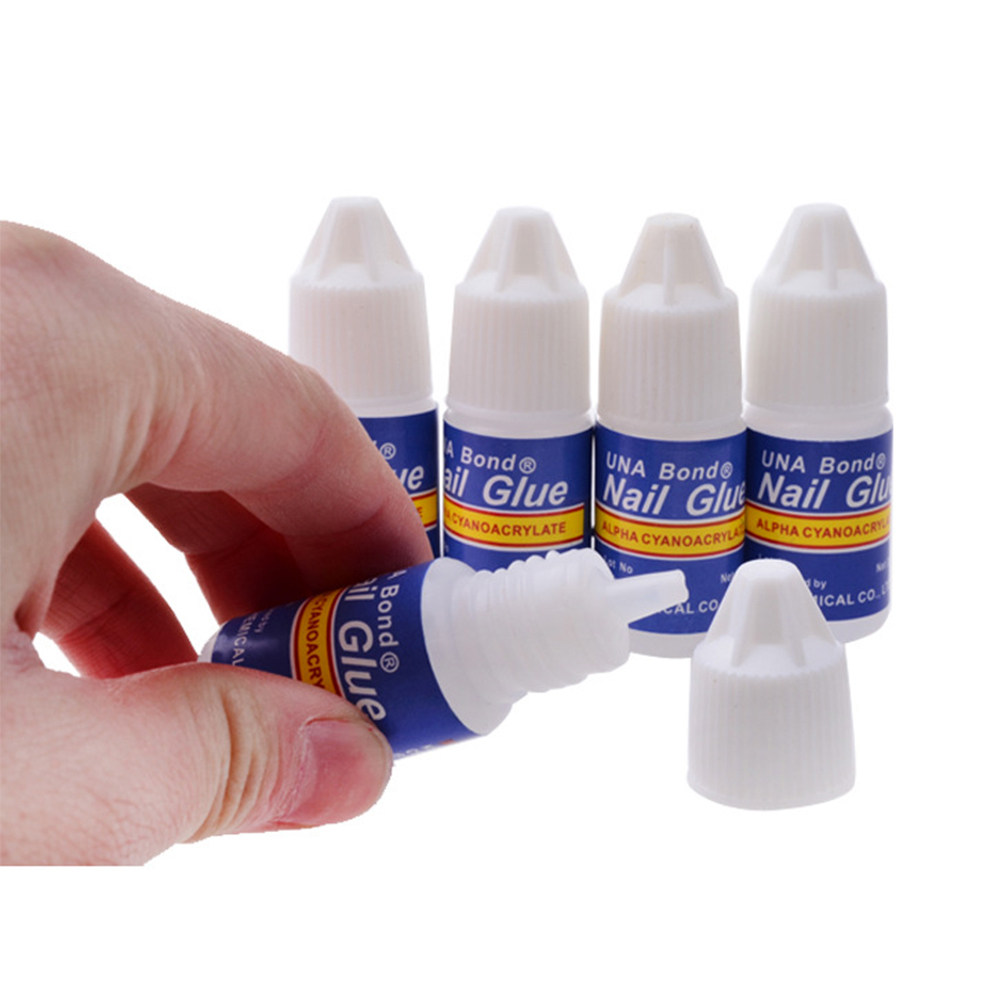 Nail Art Natural - 5 Stuks Nagellijm 3G Super Viscositeit