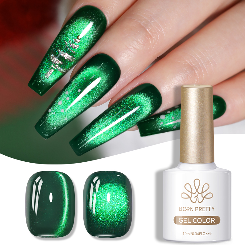 Nail Art Emerald Green - BORN PRETTY 10ml Smaragdgroen Gel Polish
