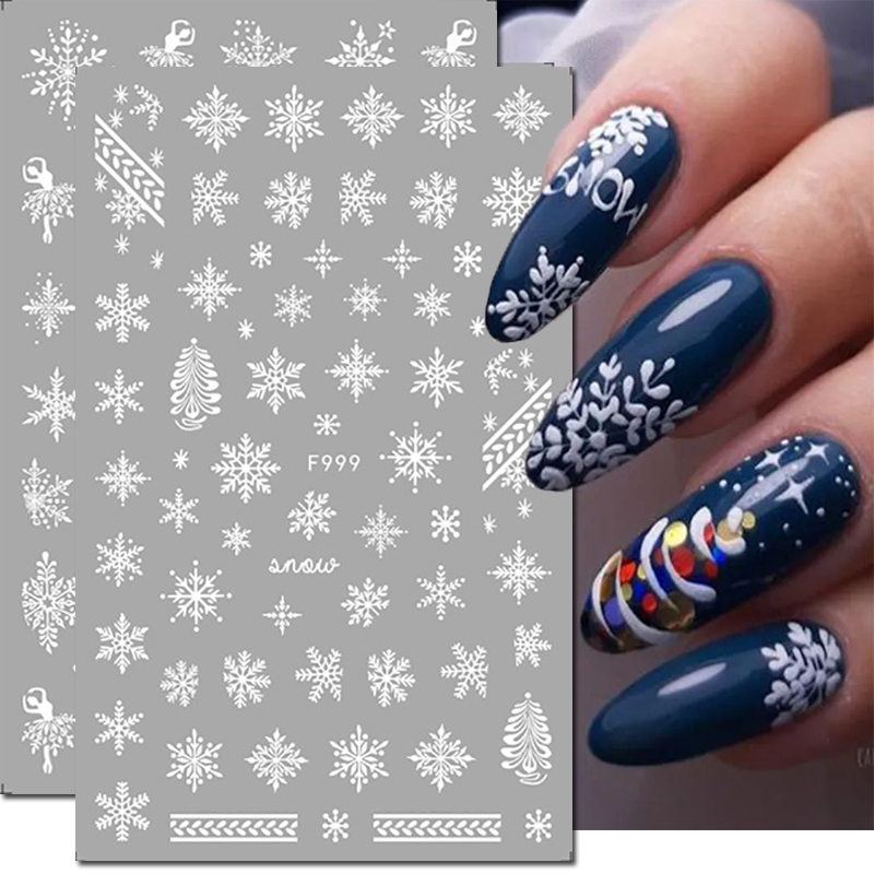 3D Nail Art Stickers Kerst Win - Nail Art Xmas Tree recensie en prijs