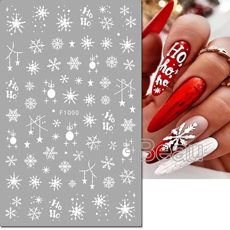 3D Nail Art Stickers Kerst Win - Nail Art Xmas Tree recensie en prijs