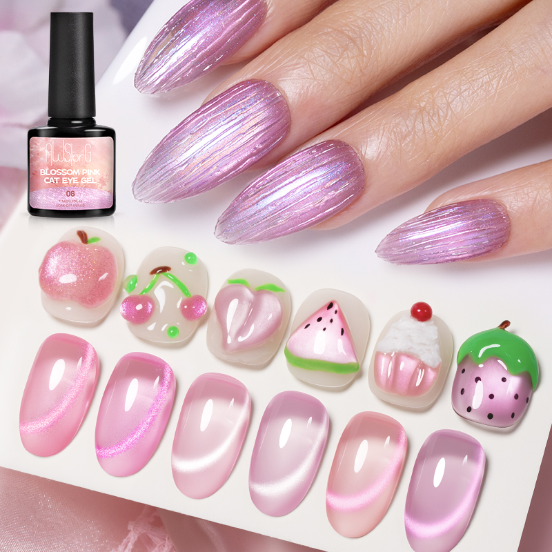 AWStorG 7.5ML Flash Pure Lust  - Nail Art Cat Eye Pink recensie en prijs