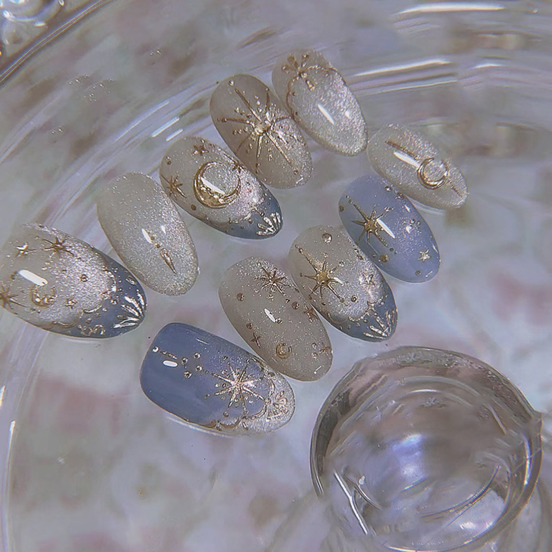 24 stuks vergulde Starlight st - Nail Art Inspo recensie en prijs