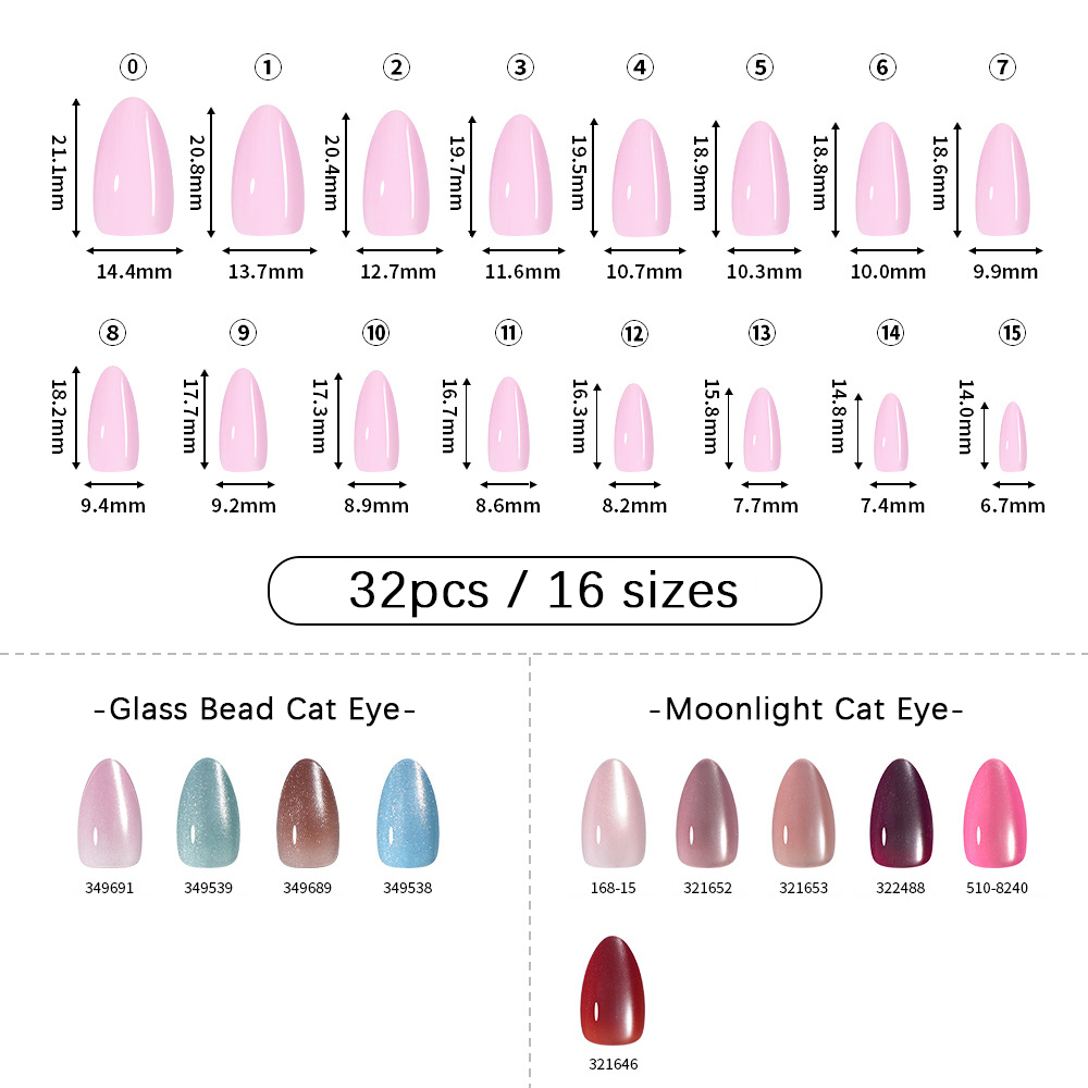 VITAGWX 32 stuks opdruk nagels - Nail Art Inspo recensie en prijs