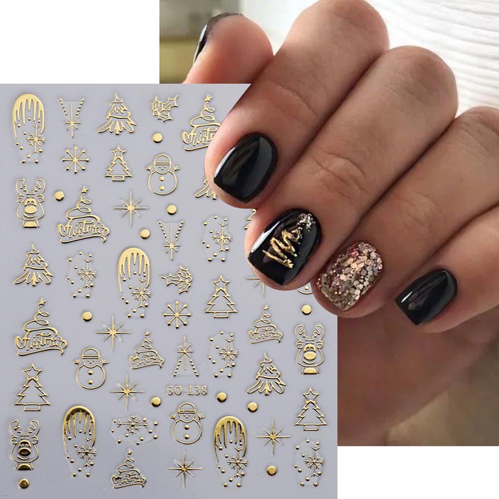 Kerst Nail Art Stickers Nagels - Nail Art Xmas Tree recensie en prijs