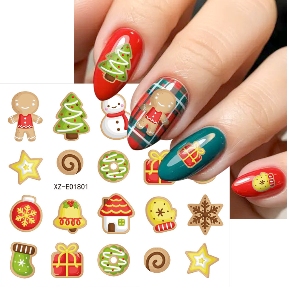 30 stuks/set Kerst Nagelsticke - Nail Art Xmas Tree recensie en prijs