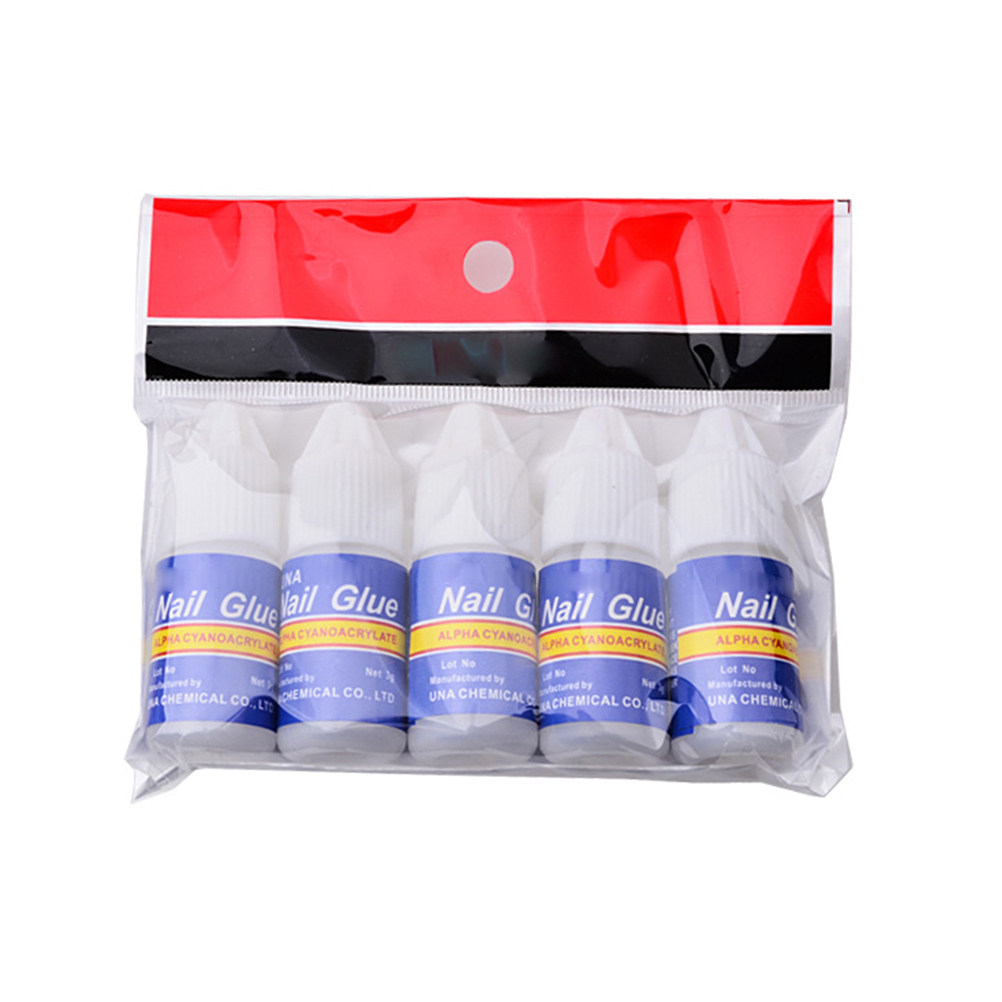 5 Stuks Nagellijm 3G Super Vis - Nail Art Natural recensie en prijs