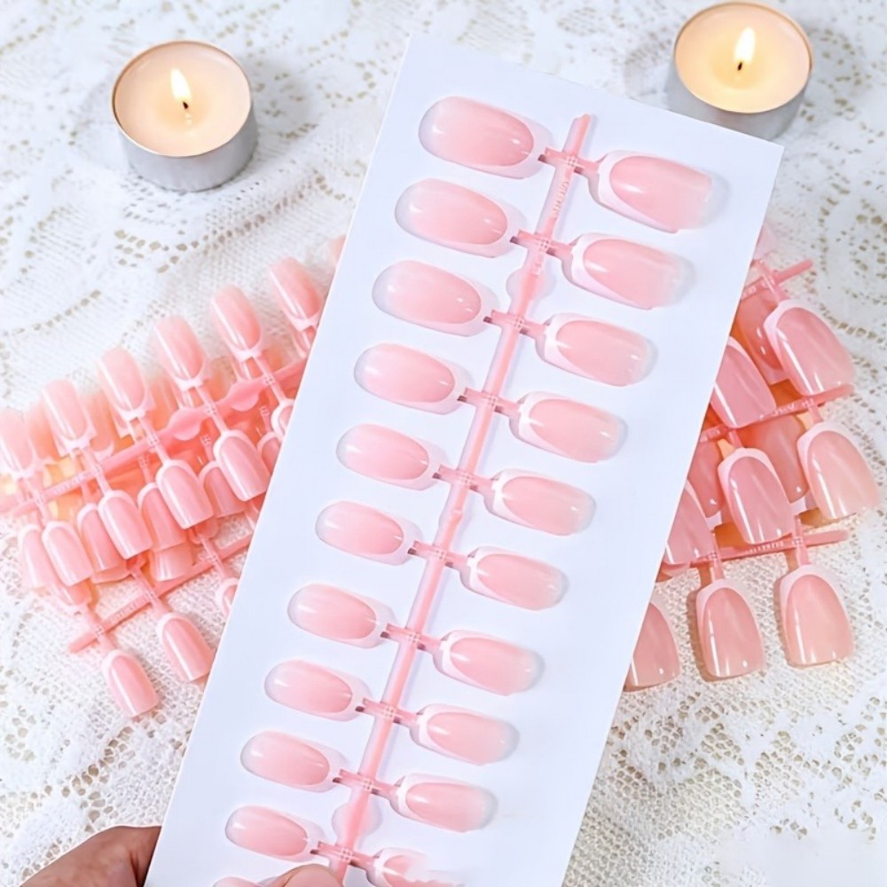 120 stuks korte vierkante Fran - Nail Art Natural recensie en prijs