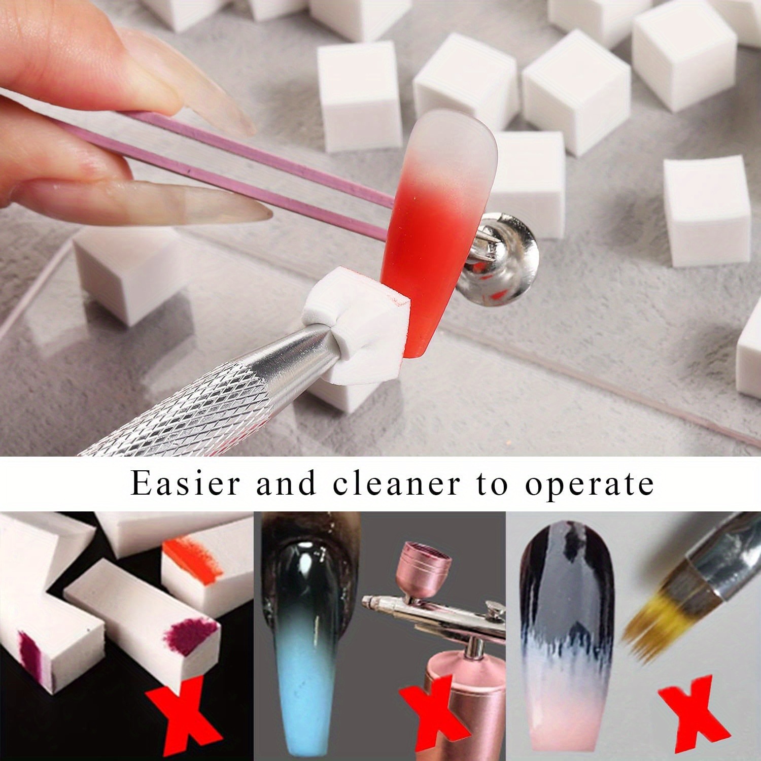 1/50/100 Stuks Vierkante Nail  - Nail Art Inspo recensie en prijs