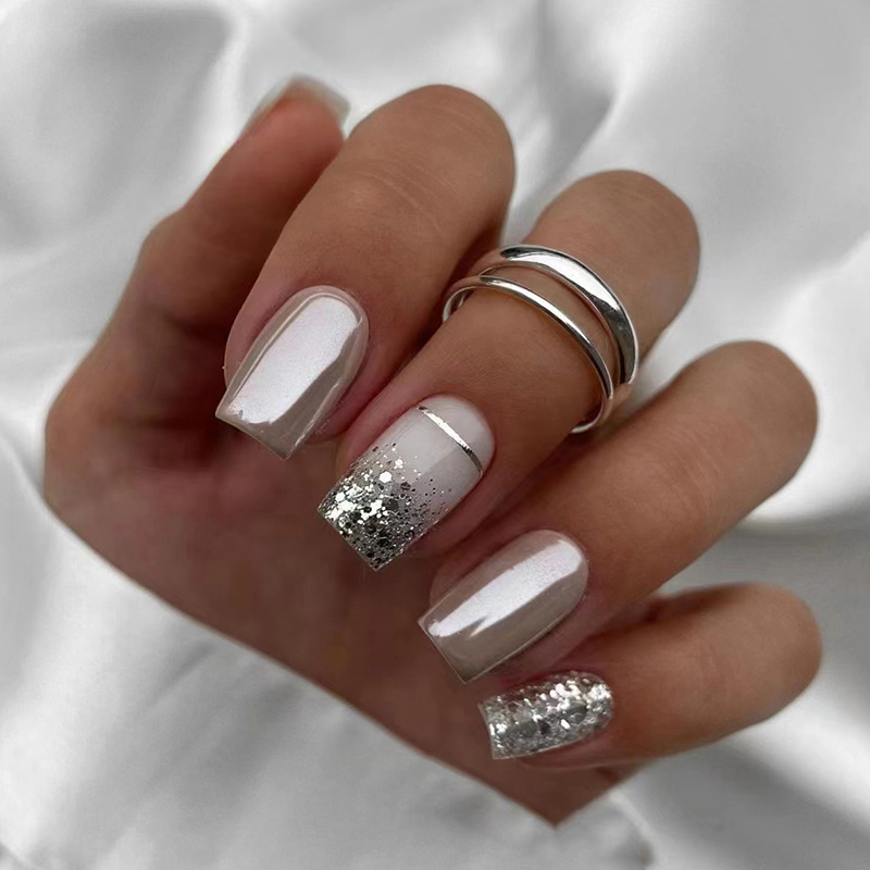 Korte vierkante nepnagels voor - Nail Art Inspo recensie en prijs