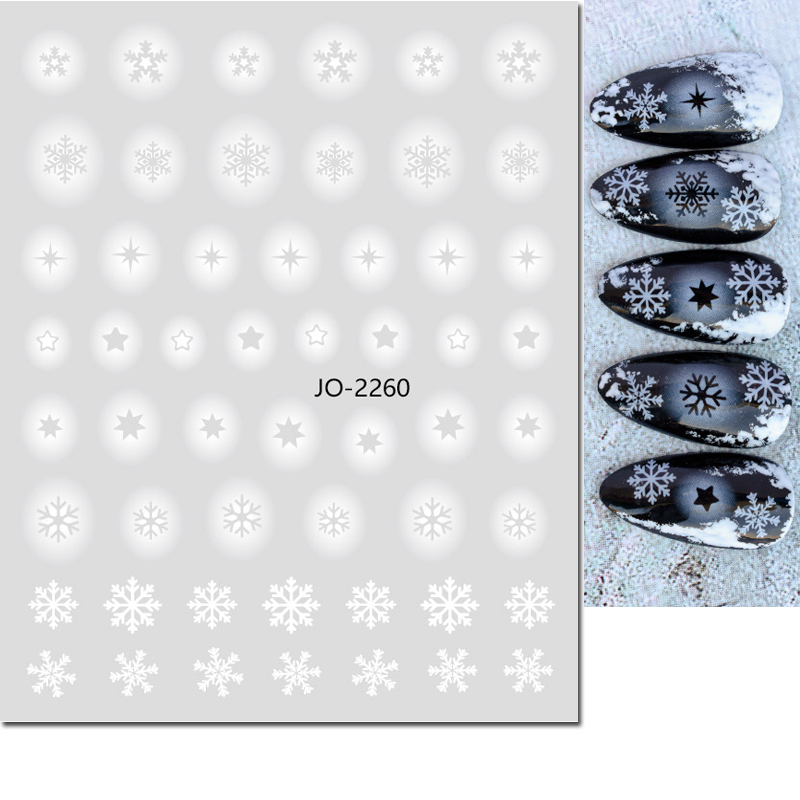 Nail Art 3D-stickers Witte hol - Nail Art Xmas Tree recensie en prijs