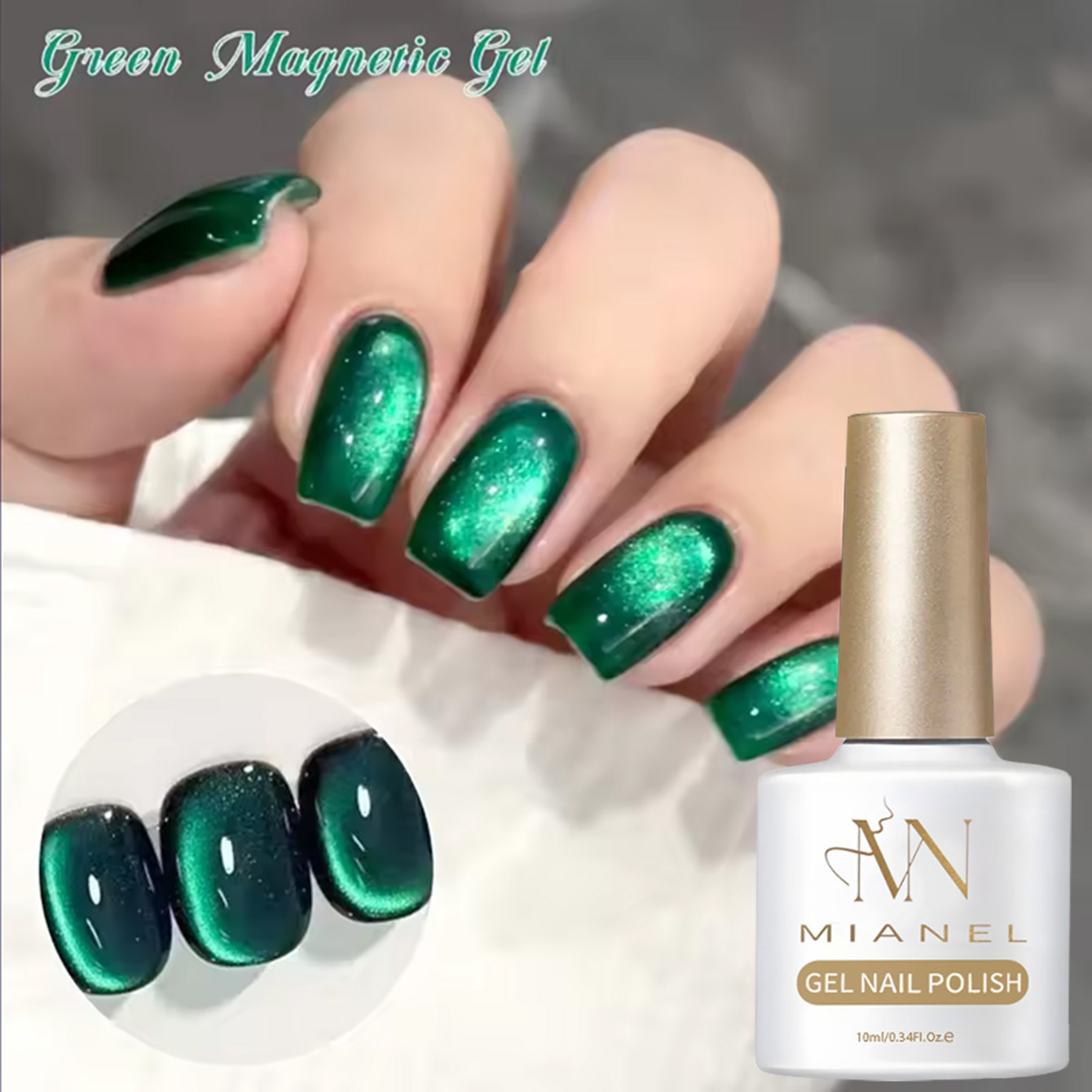 MAINEL 10ML 1 Stuks Hoge Verza - Nail Art Emerald Green recensie en prijs