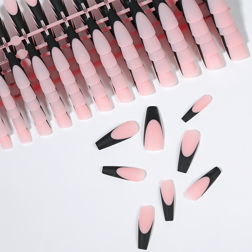 120 ST Zwarte Franse Gel Nagel - Nail Art Natural recensie en prijs