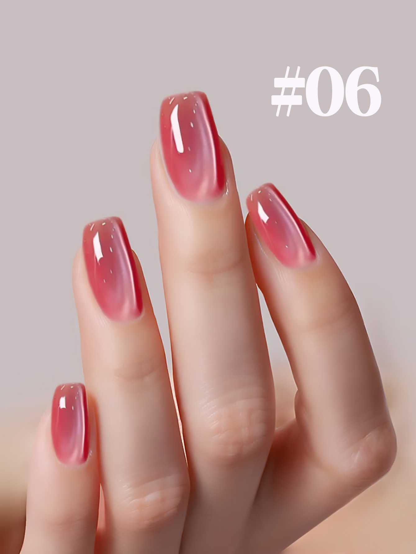 1-12pcs TC Zachte Verse Meisje - Nail Art Cat Eye Pink recensie en prijs