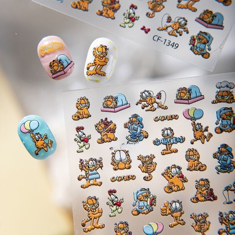 Nieuwe Garfield Nail Art Stick - Nail Art Design recensie en prijs