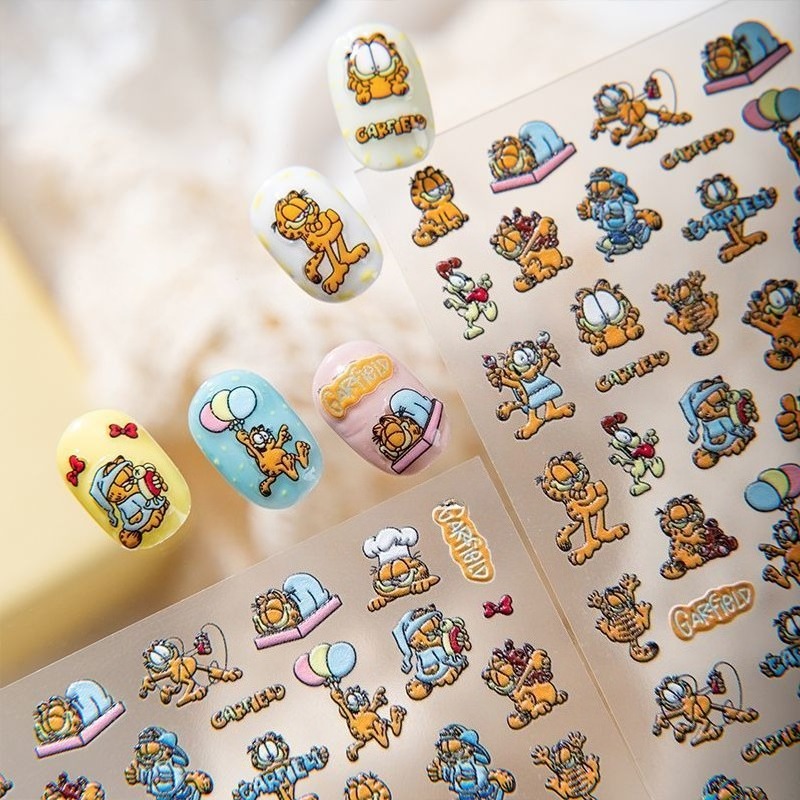 Nieuwe Garfield Nail Art Stick - Nail Art Design recensie en prijs