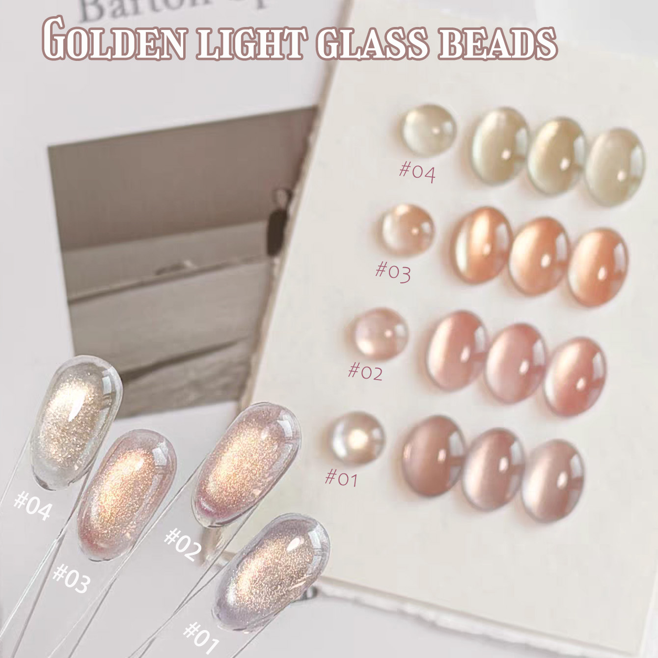 1 stks TC Roze Gouden Oog Gel  - Nail Art Cat Eye Pink recensie en prijs