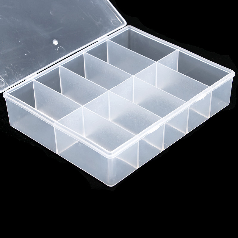 10 Grids Lege Clear Opbergdoos - Nail Art Inspo recensie en prijs