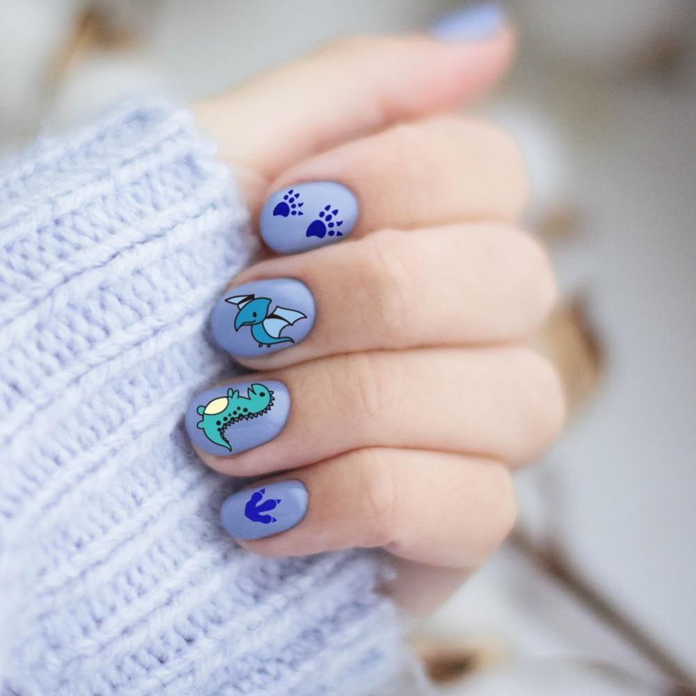 3 stuks dinosaurus nagelstempe - Nail Art Inspo recensie en prijs