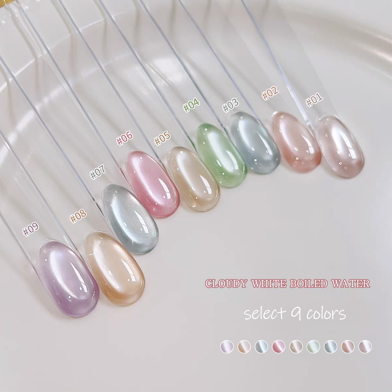 SHAKA 1 stuk Transparant Wolki - Nail Art Cat Eye Pink recensie en prijs